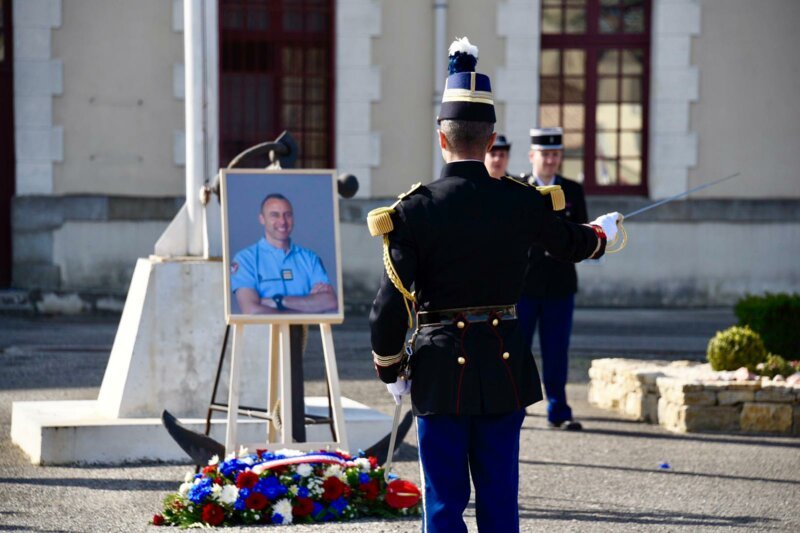 Cérémonie d'hommage au colonel Arnaud Beltrame (Crédits : Ministère de l'Intérieur)