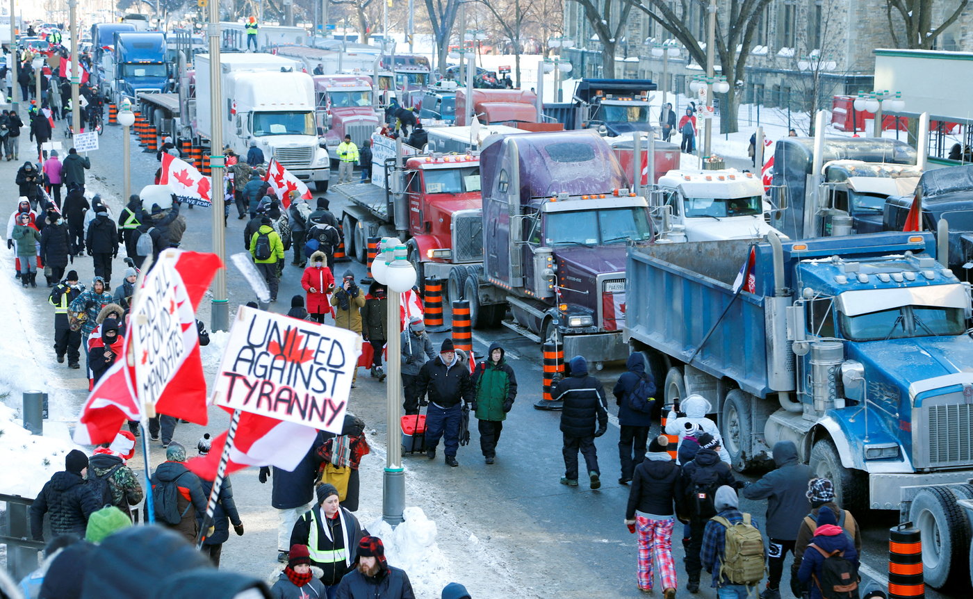 Le « convoi de la Liberté » paralyse Ottawa en opposition aux mesures sanitaires