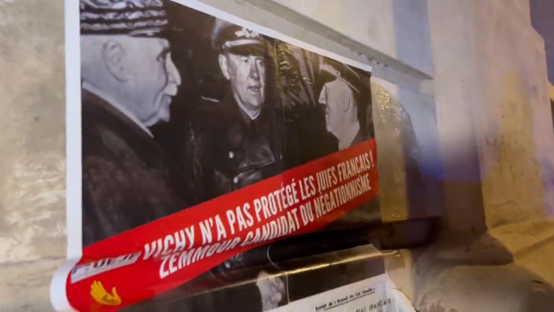Le QG de campagne d’Éric Zemmour ciblé par SOS Racisme et l’Union des Étudiants Juifs de France