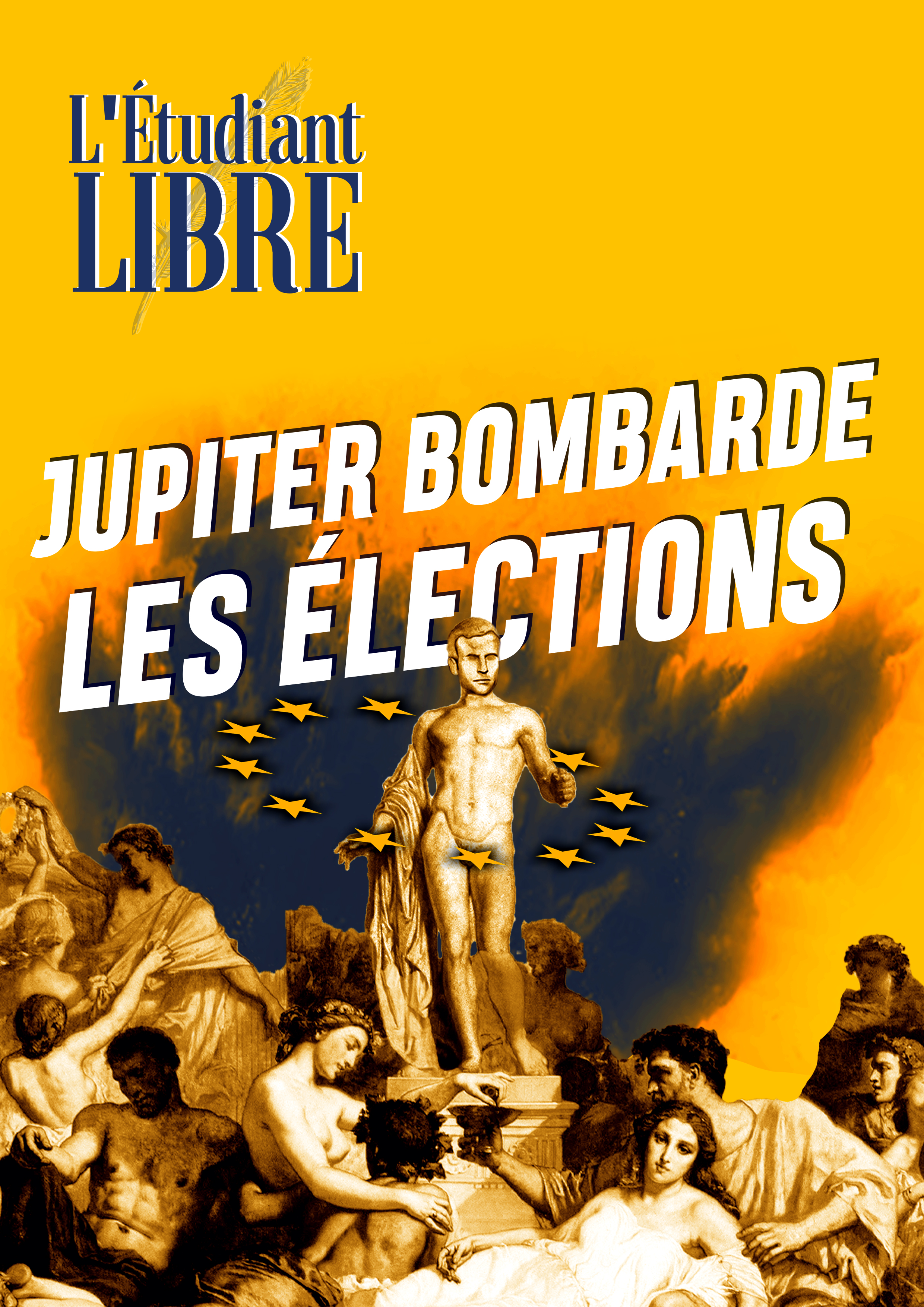 Retrouvez le nouveau numéro : « Jupiter bombarde les élections »